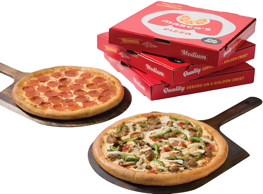 Marco’s Pizza 2 Medium 1-Topping Pizzas, CheezyBread & 2Ltr Price, Nutrition, Allergen 2 Medium 1-Topping Pizzas, CheezyBread & 2Ltr